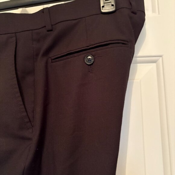 Men's Tommy Hilfiger Black Dress Pants - Picture 4 of 4
